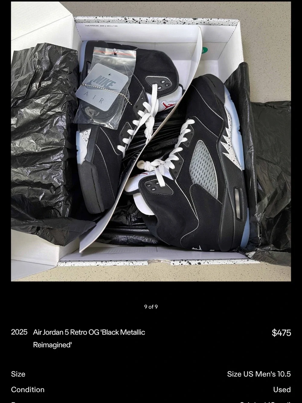 Jordan Air Retro 5 - Reimagined